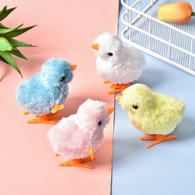 Gửi Một Đồ Chơi Gà Lên Dây Cót Nhồi Bông Màu Vàng Ngẫu Nhiên