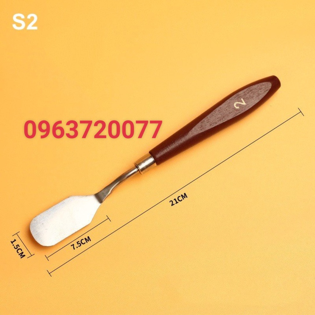 Bay pha màu acrylic, gouache, sơn dầu, bay trộn màu vẽ tranh nhiều size chuyên nghiệp