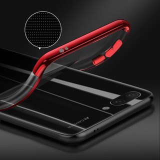 For Huawei Honor 10 Ring Stand Soft Plating Clear TPU Cover