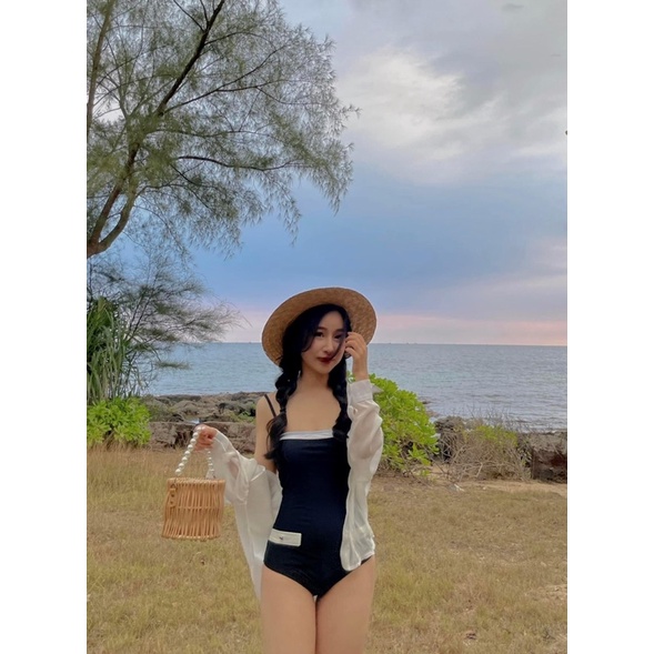 ẢNH THẬT Monokini Bikini một mảnh kiểu dáng hai dây sexy đồ bơi nữ trẻ trung năng động giá rẻ