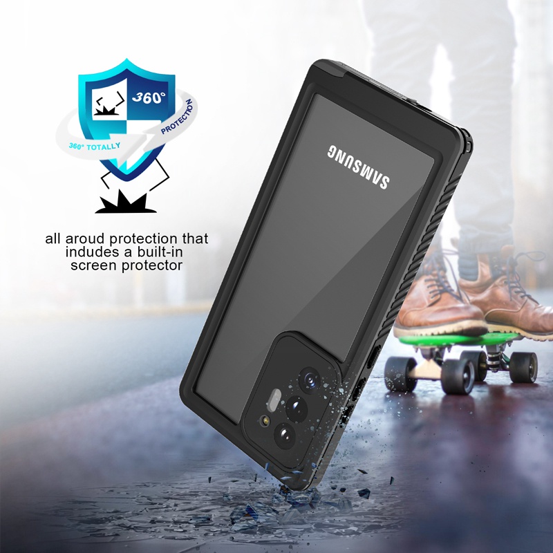 Ốp Điện Thoại Chống Nước Cho Samsung Galaxy S8 S9 S10 S20 S21 Note 10 Plus Note 20