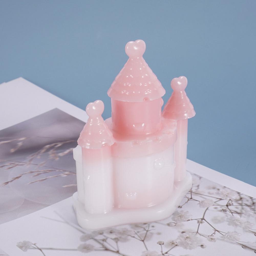 YIYU Khuôn Làm Nến Thủ Công DIY Hình Lâu Đài Trang Trí Nhà Cửa Mới