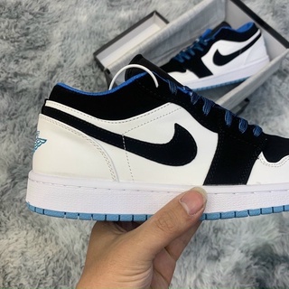 GIÀY JD1 LOW TRẮNG ĐEN ĐẾ XANH SC [ FULL BOX + FREE SHIP ]