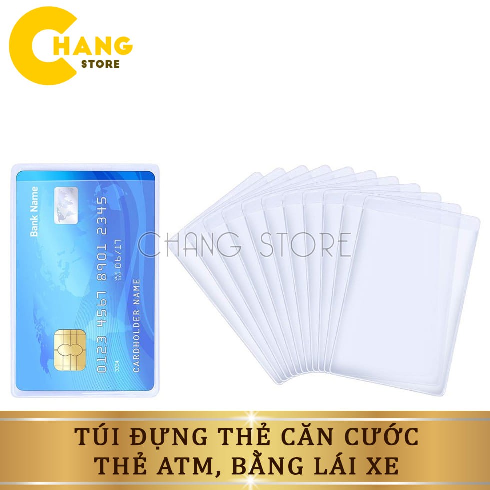 500 VỎ BỌC THẺ ATM, THẺ SINH VIÊN, THẺ CĂN CƯỚC, BẰNG LÁI XE,...