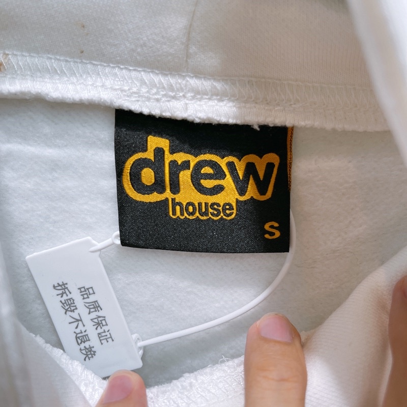 ⚡️[CHỈ 1 NGÀY] - Áo Hoodie Justin Bieber Drew House Mascot Pullover WHITE cao cấp full tag túi, Áo hoodie DREW