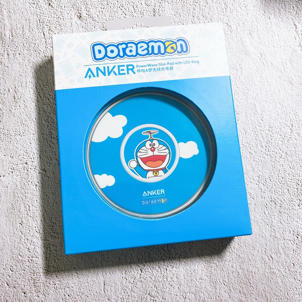 Đế sạc không dây ANKER PowerWave Pad - Mã A2532 Phiên bản Doraemon