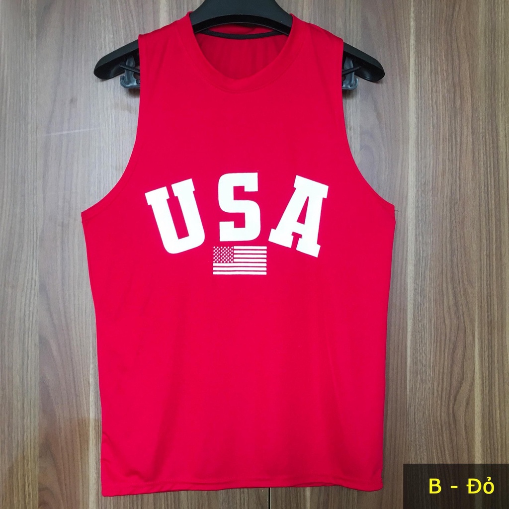 Áo thun ba lỗ nam 𝐊𝐈𝐍𝐆𝐌𝐀𝐍  chuẩn gym nữ in hình  áo tanktop nam nữ vải lụa cao cấp thoáng mát