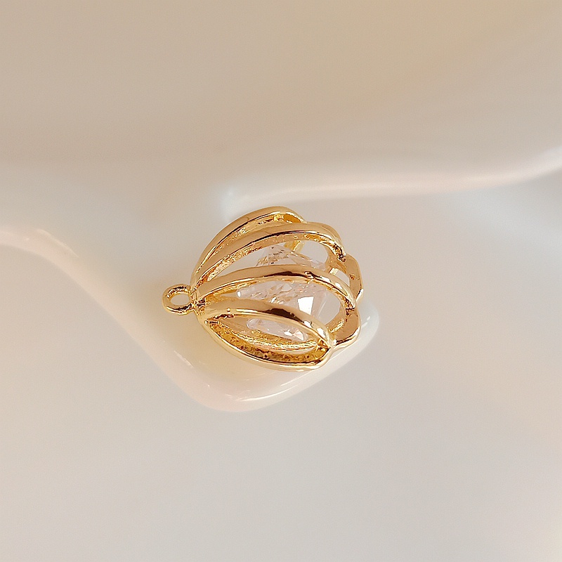 Mặt Dây Chuyền Hình Vỏ Sò Rỗng 14K