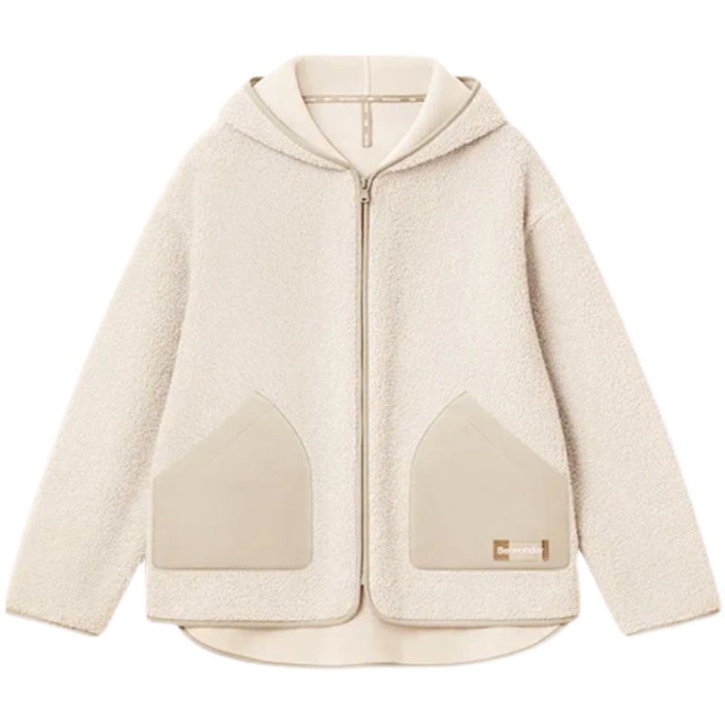 ÁO KHOÁC BÔNG NỮ 2 MÀU NHẸ NHÀNG CÓ TÚI