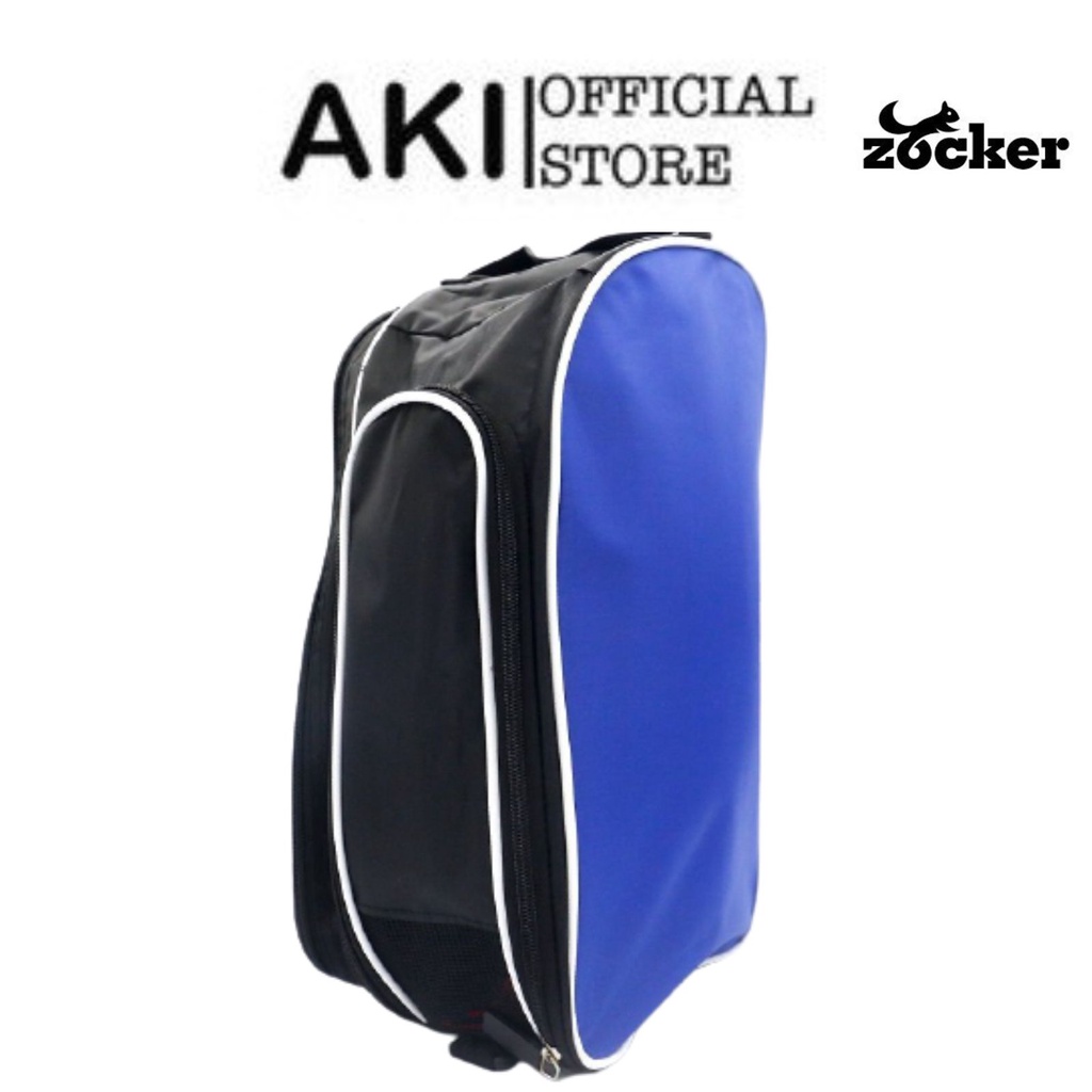 Túi đựng giày đá bóng Zocker Xanh Dương, phụ kiện thể thao balo unisex thời trang chính hãng cao cấp - TZ003