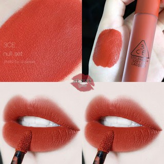 Son 3CE Kem Soft Lip Lacquer Màu Null Set