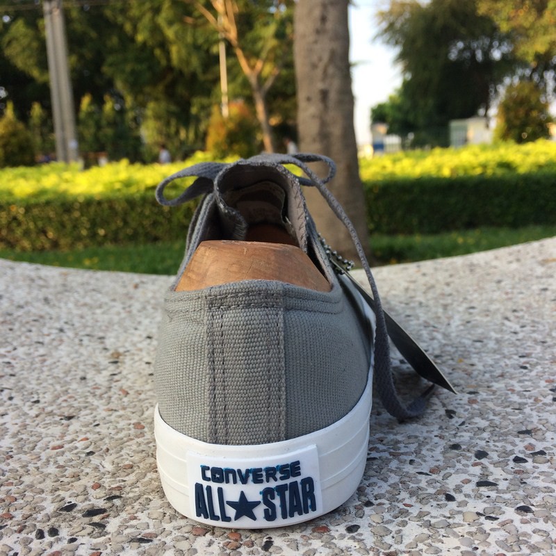 Giày All Star Ck II Nữ Xám Nhạt Cổ Thấp