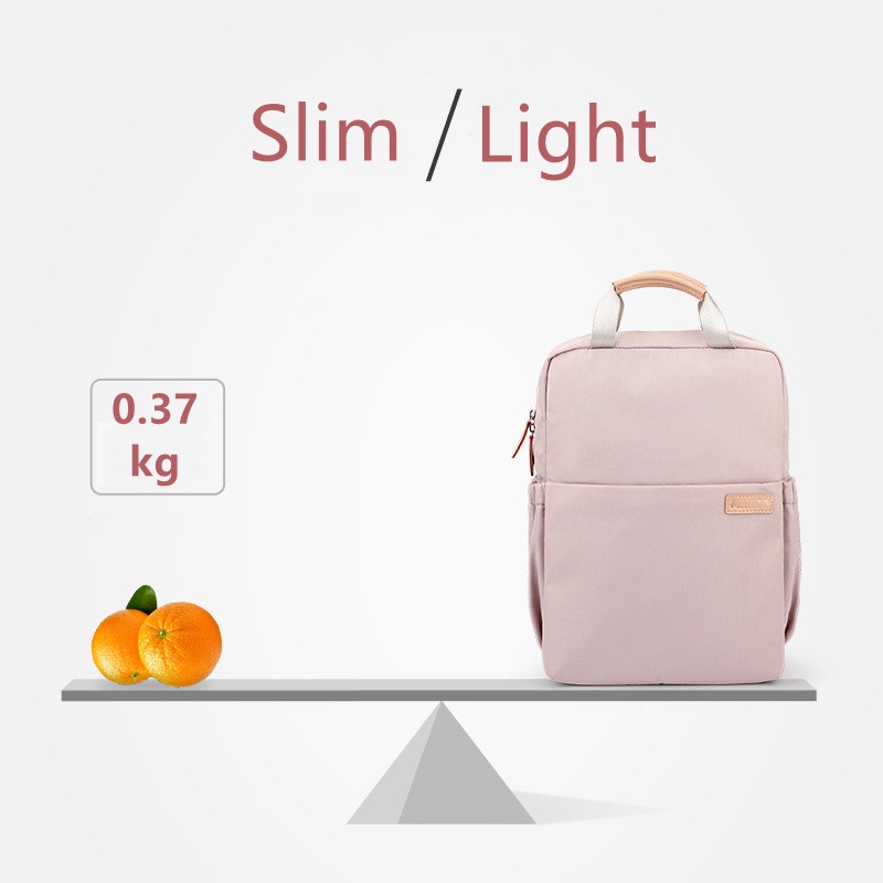Ba Lô Đựng Laptop 13 14 15.6 inch Siêu Nhẹ Chống Sốc Chống Thấm Nước Dành Cho Nữ Sinh