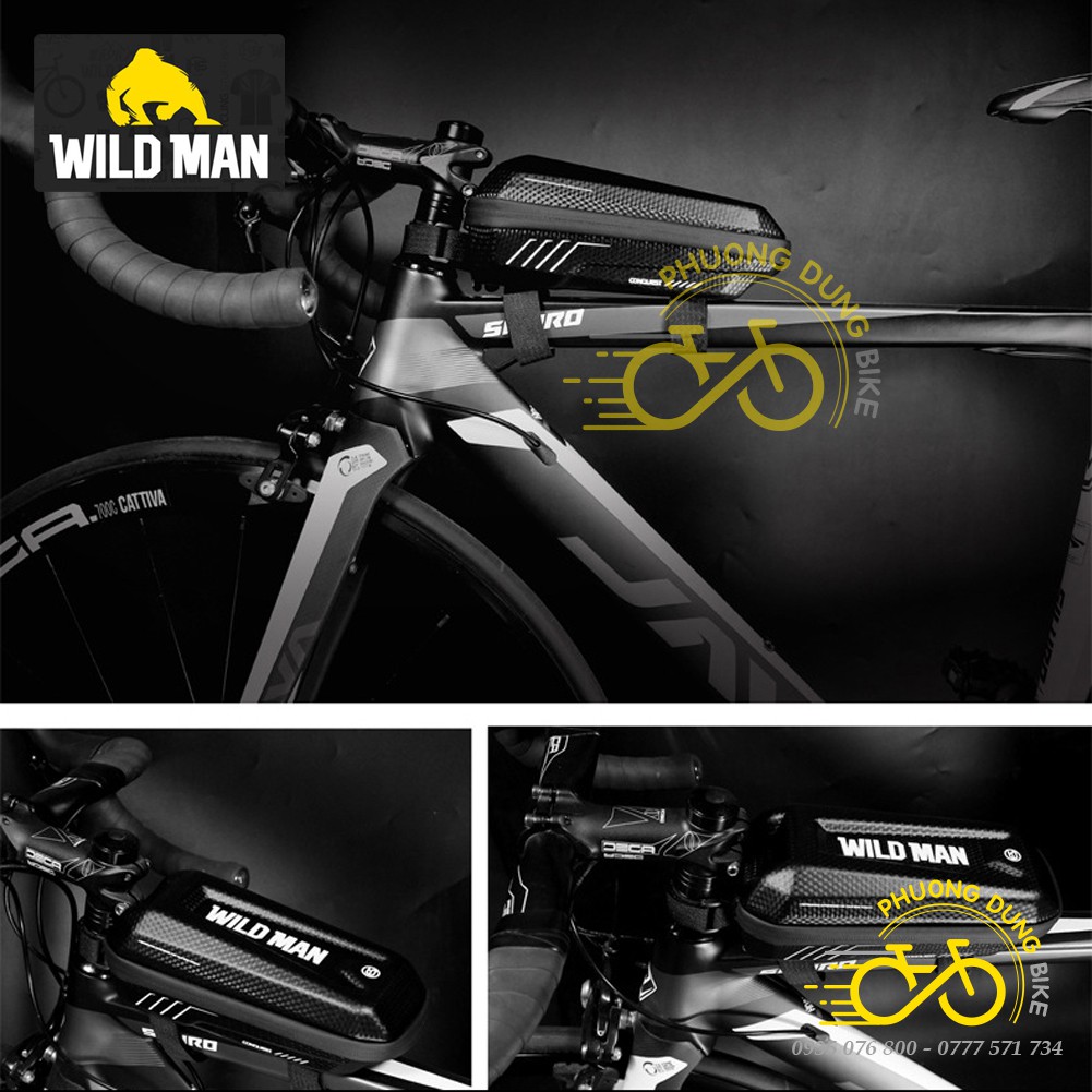 Túi treo khung sườn xe đạp WILD MAN E5 / E5S