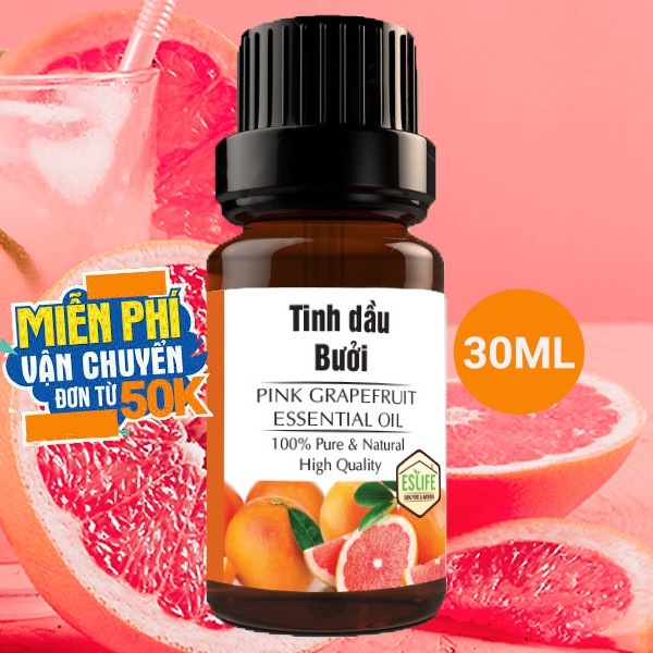 [nguyên chất] Tinh dầu bưởi 10ml Eslife | Tinh dầu thiên nhiên 100 % , thơm phòng | Nhập khẩu Ấn Độ