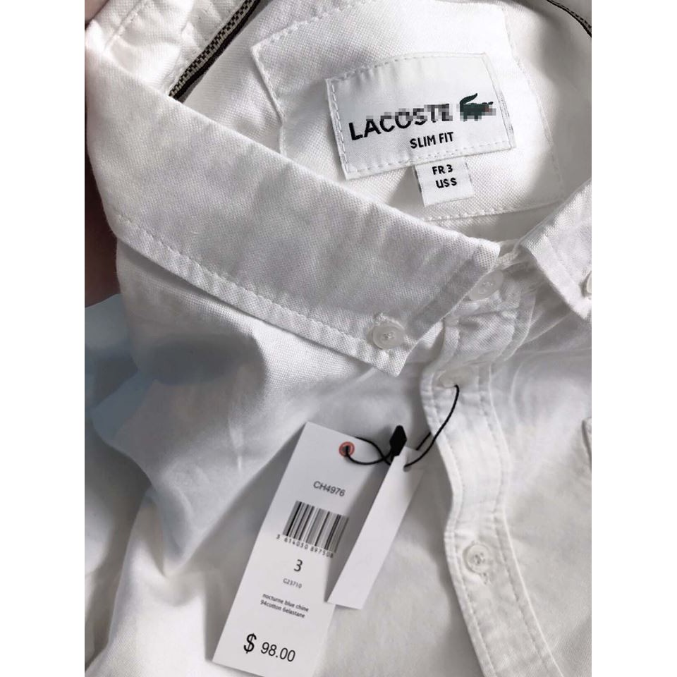 Áo somi nam Lacoste