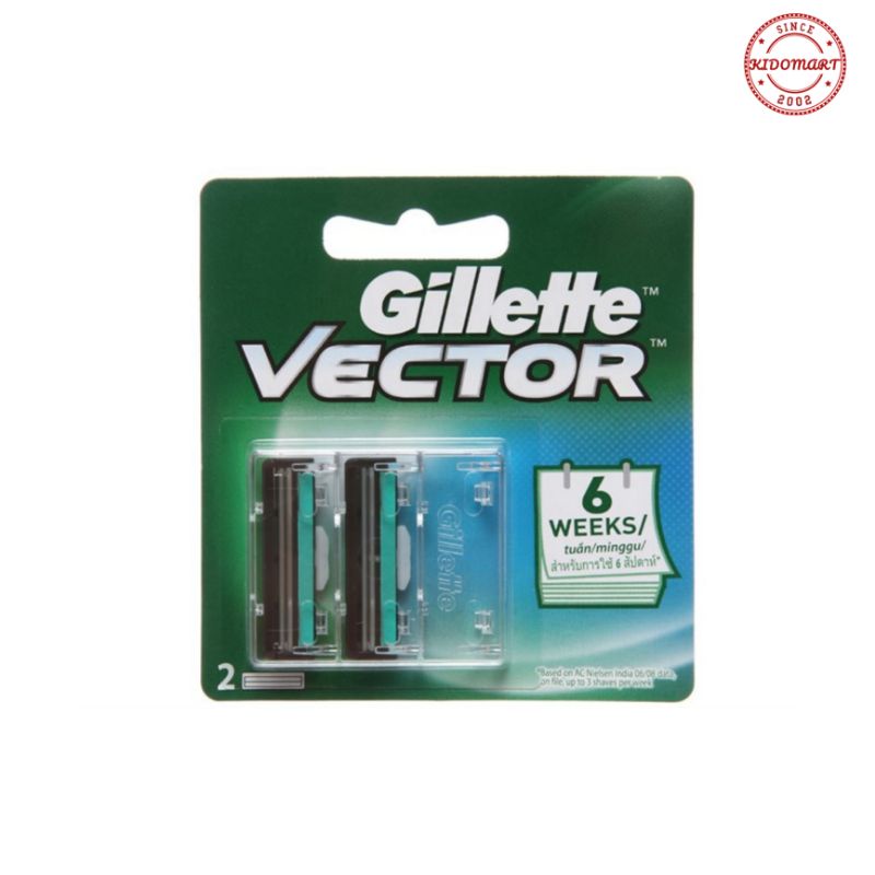 Vỉ Lưỡi Dao Cạo Gillette Vector 2