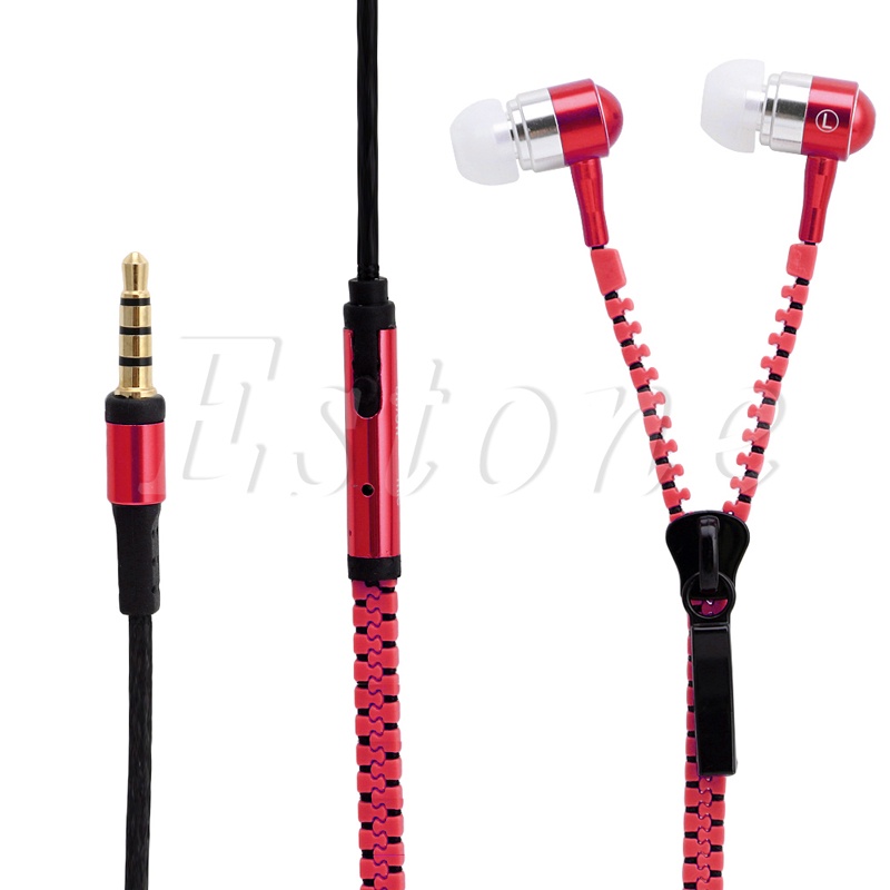 Tai Nghe Nhét Tai Jack 3.5mm Có Micro Và Nút Điều Khiển Âm Lượng Tiện Dụng