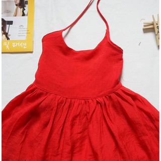 [XẢ HÀNG] Váy đũi maxi 2 dây cho bé yêu