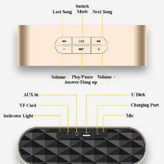 Loa Bluetooth KeLing F4 cao Cấp