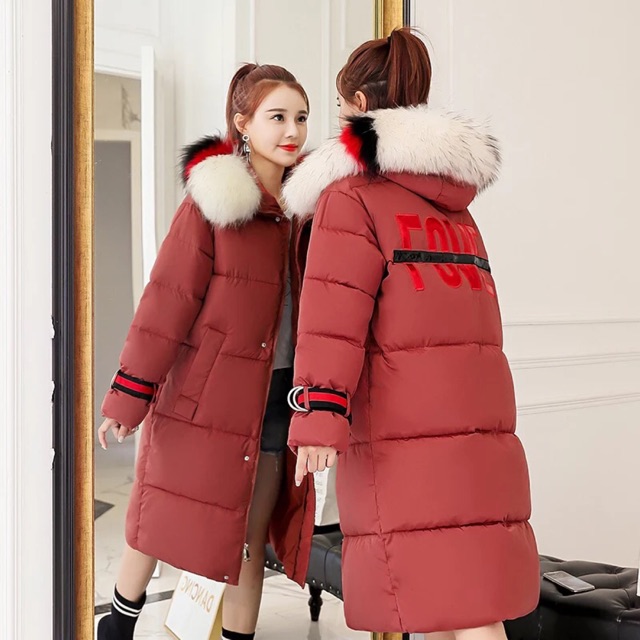 [ORDERTAOBAO] Áo phao đại hàn mũ lông