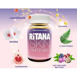 RITANA viên uống trắng da ✅ Chính hãng tích điểm mua 2 lọ 60 viên tặng ngay 1 lọ 15v | BigBuy360 - bigbuy360.vn