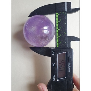 Đá tím amethyst dạng cầu size M (127 gram đường kính 4.5cm)