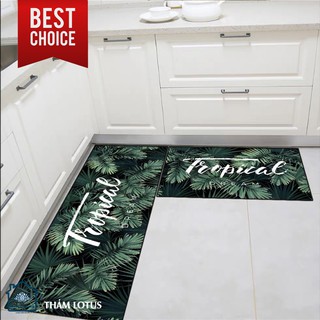 Thảm Nhà Bếp Lông Mịn Bảo Hành 12 Tháng Lotus Thảm Chùi Chân Lau Chân