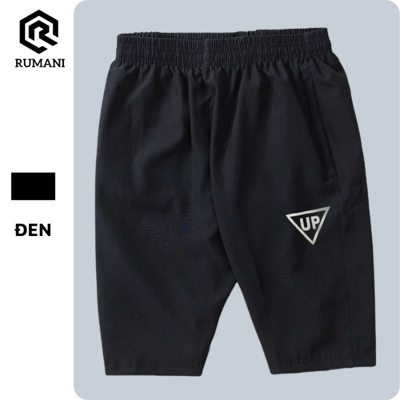 Quần đùi nam quần short cao cấp logo UP chất gió đẹp mặc nhà đi chơi tập thể thao sang trọng cá tính RUMANI