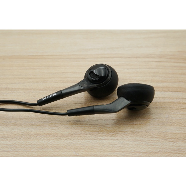 Nút tai tai nghe dạng dẹt chính hãng Philips she2550 chất lượng âm thanh cực sốc với bộ điều chỉnh âm lượng hiếm có
