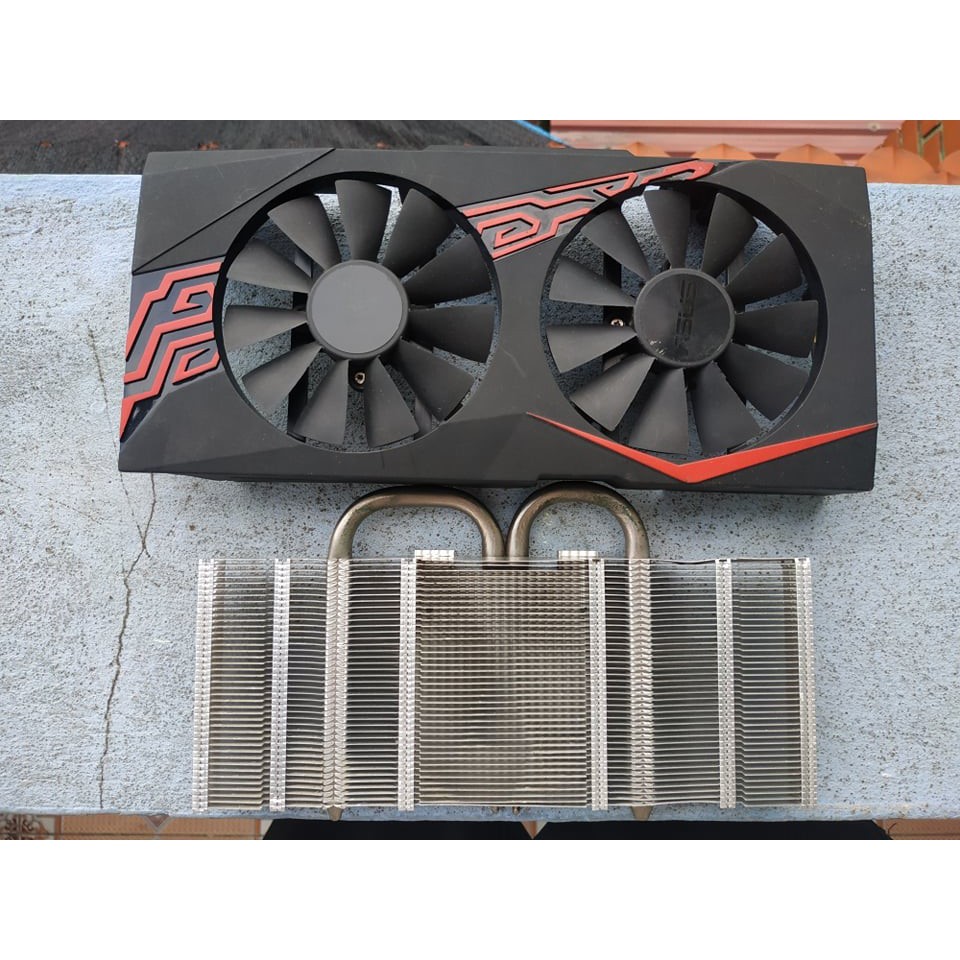 [Mã ELFLASH5 giảm 20K đơn 50K] Bộ fan và tản nhiệt VGA ASUS RX 570 EXPEDITION