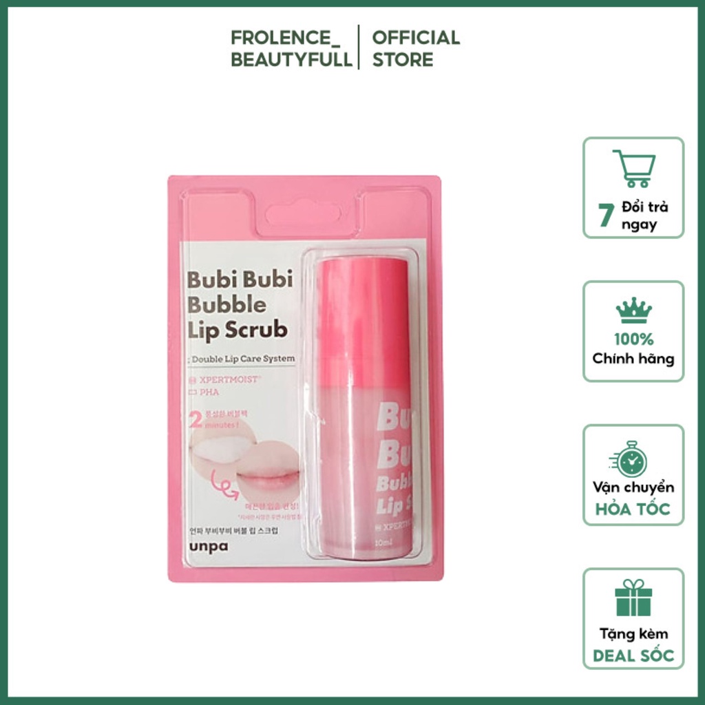 Tẩy tế bào chết môi Bubi Bubi Lip Hàn Quốc ( Mẫu mới 2021)