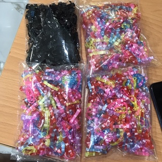 Dây Thun Cột Tóc nhiều Cỡ(đen và màu)