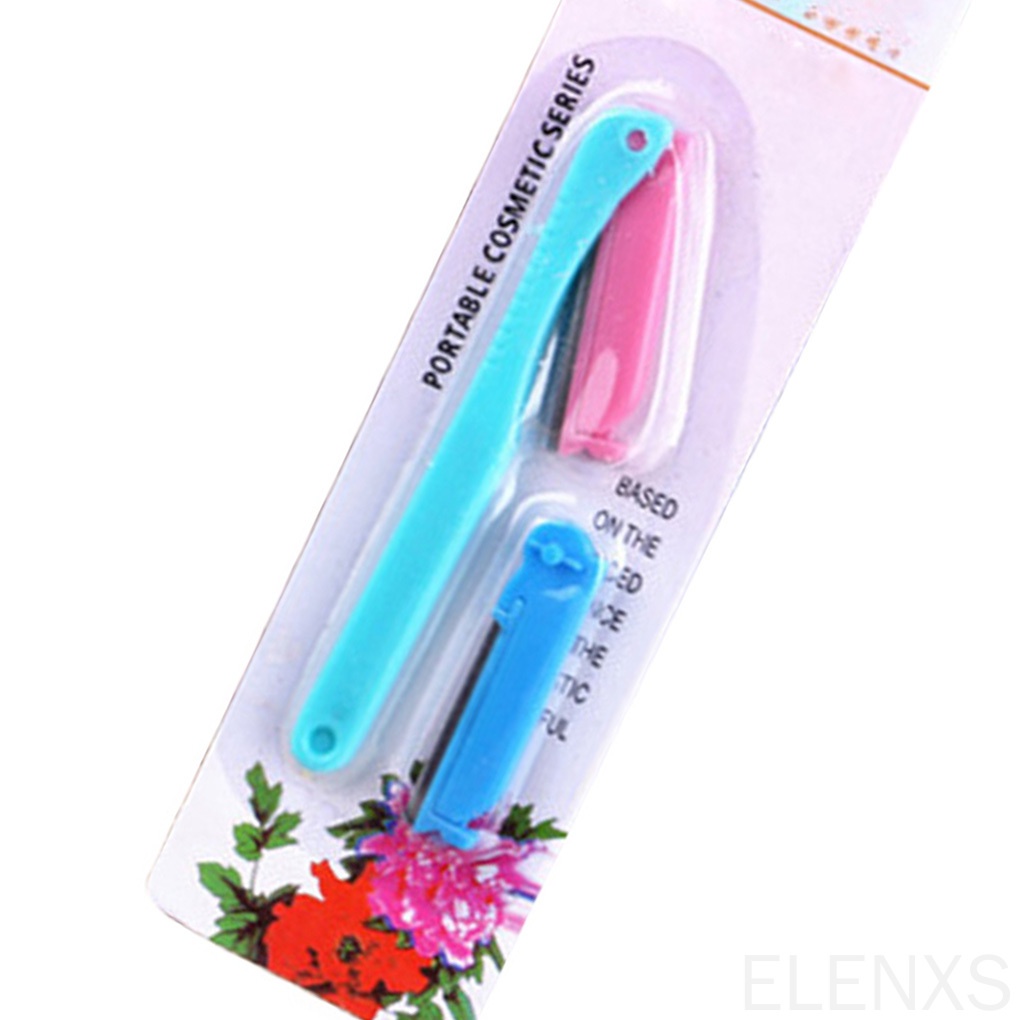 [Hàng mới về] Dao Cạo Lông Mày Thiết Kế Gấp Gọn Màu Sắc Tùy Chọn Dành Cho Nữ