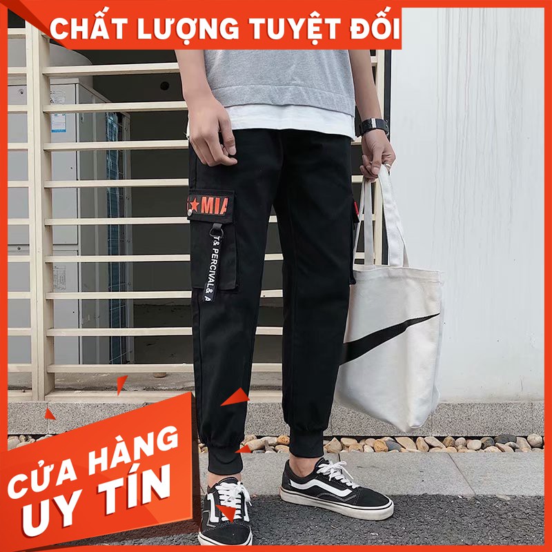 [HÀNG HOT 2020] QUẦN JOGGER KAKI WANG ĐEN