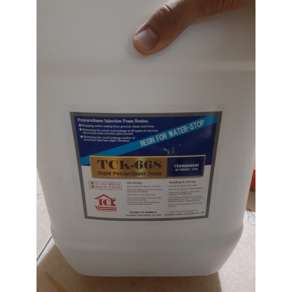 TCK 668 - 9kg - Keo PU trương nở