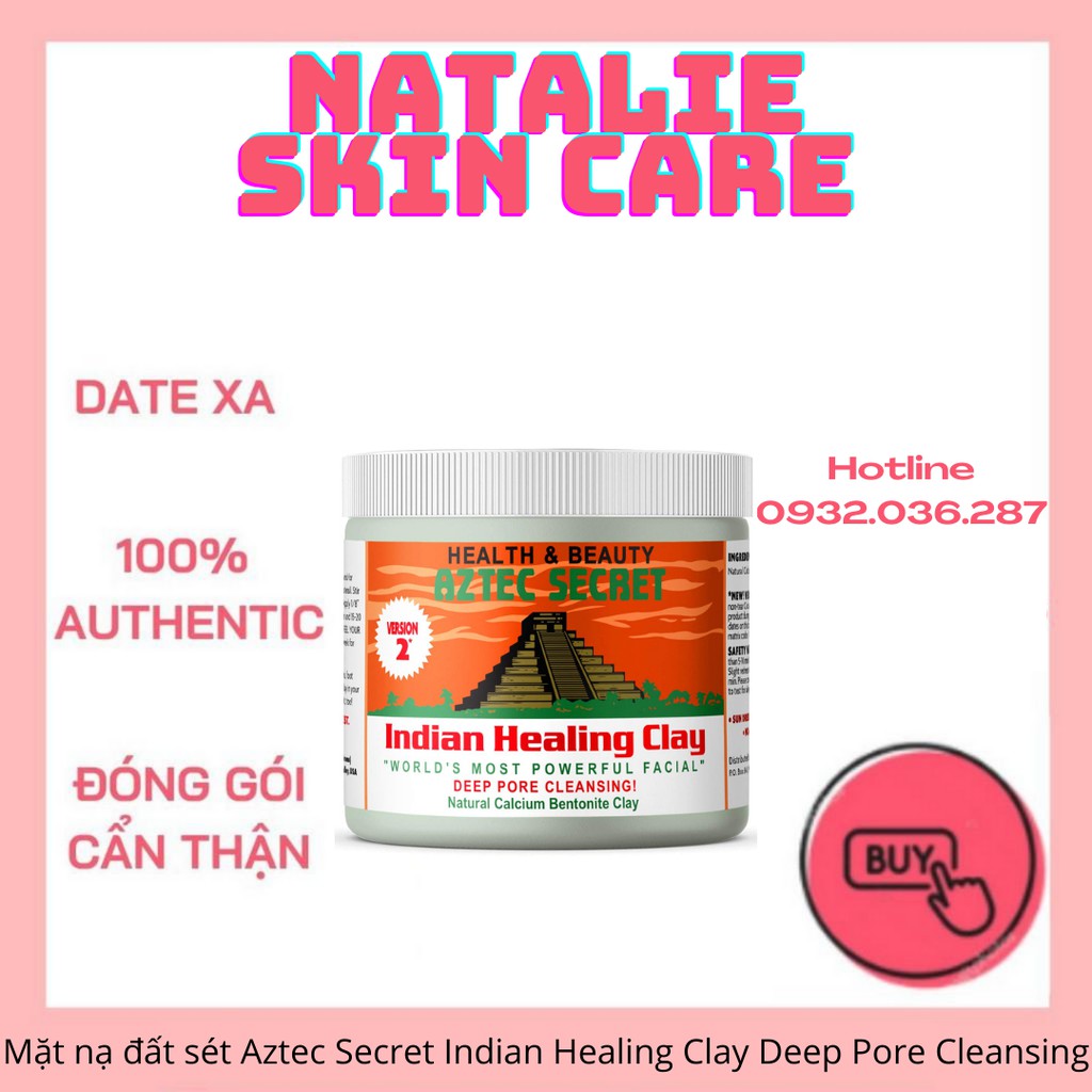 Mặt nạ đất sét Aztec Secret Indian Healing Clay Deep Pore Cleansing