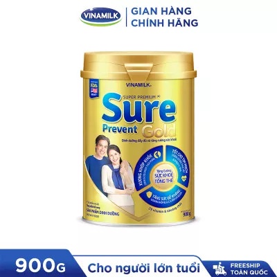 [HSD T3-2025] SỮA BỘT VINAMILK SURE PREVENT GOLD 900G.