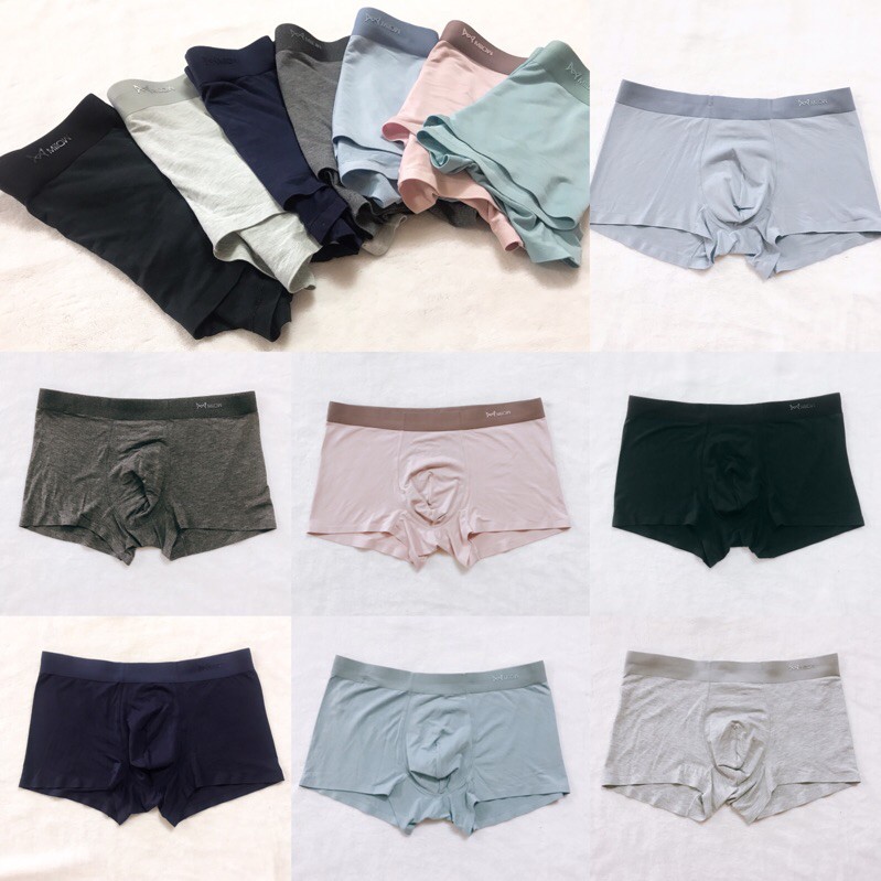 Sịp Đùi Nam Boxer ,Sịp Lạnh Cao Cấp MiiOW Than Hoạt Tính Kháng Khuẩn, Nâng Mông