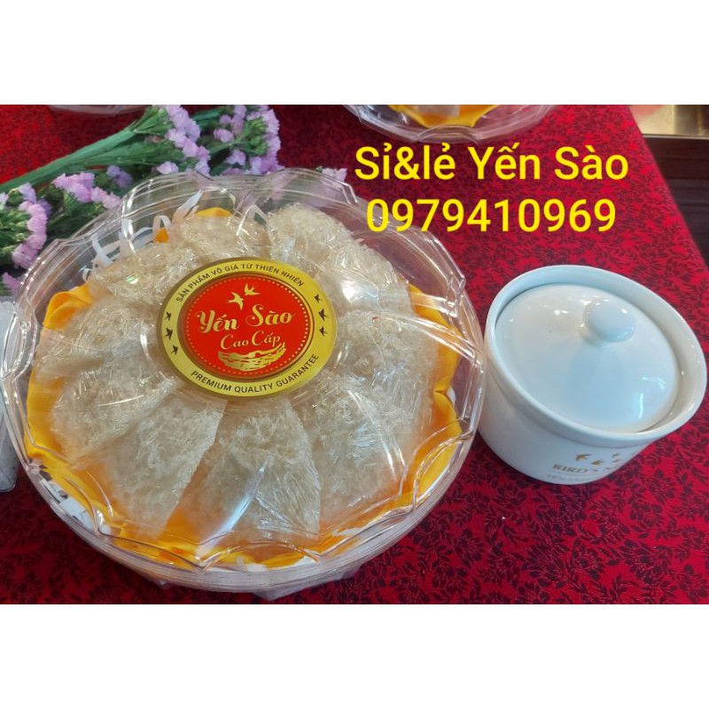 (1 lạng) yến sào sợi sơ mướp 🎁🎁 thố chưng và đồ chưng