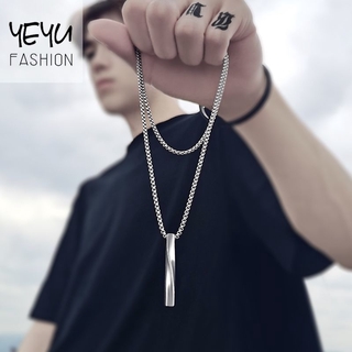 Dây Chuyền Thép Titan Phong Cách Hip Hop Đơn Giản Thời Trang Cho Nam Nữ