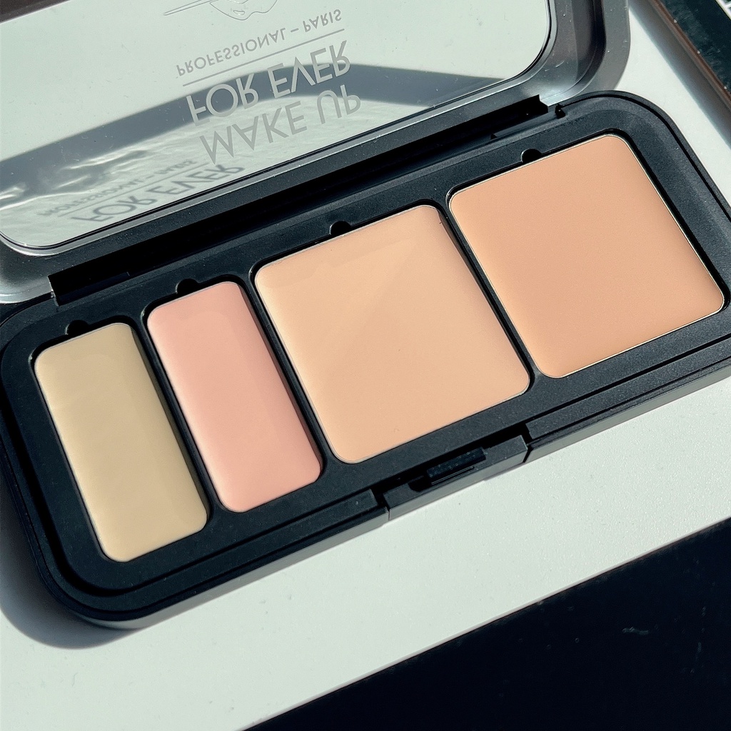 Bảng Kem Che Khuyết Điểm 4 Màu Che Phủ Quầng Thâm Mụn Và Nếp Nhăn Hiệu Quả