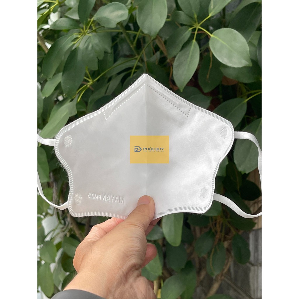 5 cái Khẩu Trang MAYAN 3D Mask với màng lọc Micro filter , bụi mịn PM 2.5  , ngăn vi khuẩn