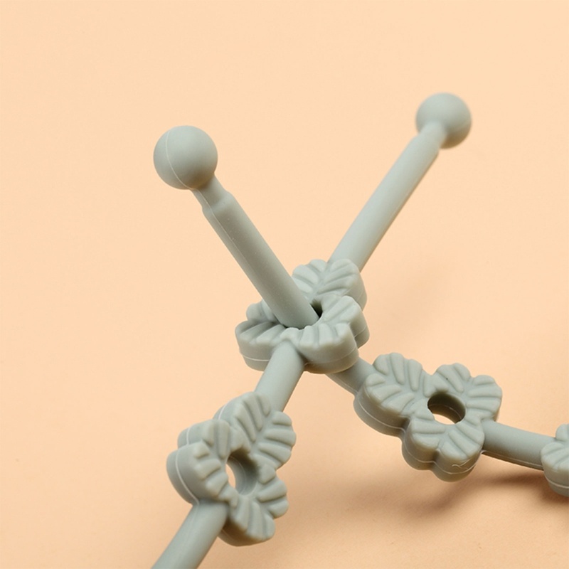 Dây Đeo Núm Vú Giả Bằng Silicon Sắp Xếp Gọn Gàng Cho Bé Giá Đỡ