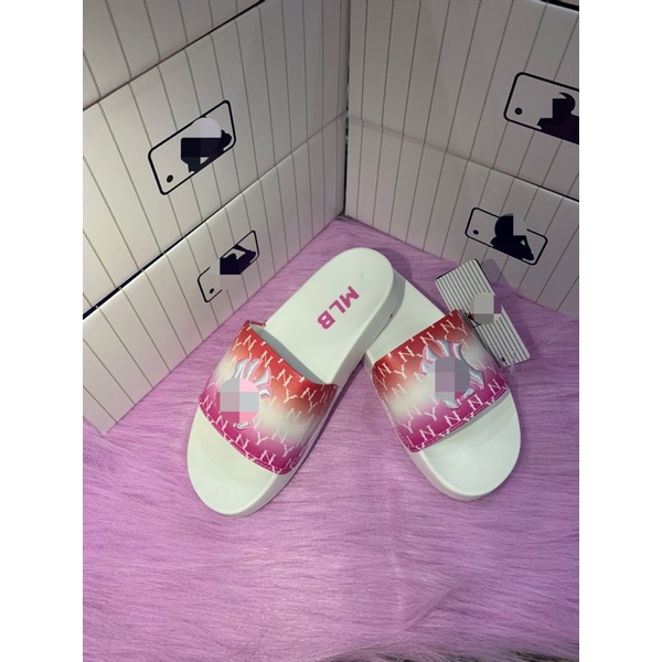 Dép 𝐌𝐋𝐁 UNISEX màu Hồng Ngọt New 100%  ❤️ Có video + Ảnh thật + Tặng hộp ❤️ mẫu dép thể thao, thiết kế cá tính