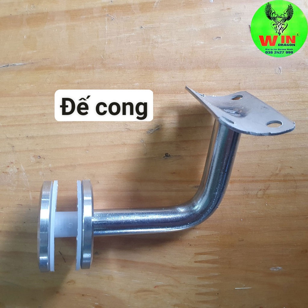 Tay J bắt tay vịn cầu thang inox sus 304#
