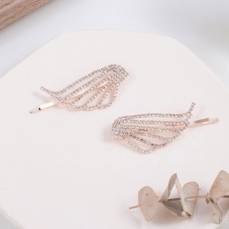 Kẹp Tóc Hình Cánh Thiên Thần Đính Đá Lấp Lánh