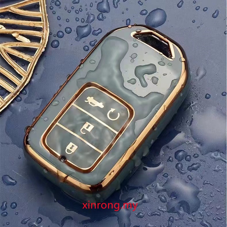 Ốp bảo vệ chìa khóa điều khiển từ xa bằng silicon cho Honda HRV / BRV / Jazz / CRV 2014-2021