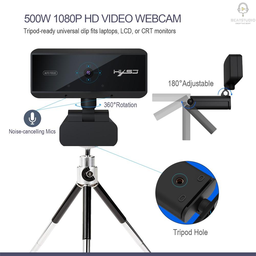 Webcam Bs Hxsj S3 5 Triệu Pixels Hd 1080p Cho Máy Tính