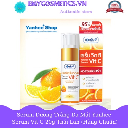 Serum Dưỡng Trắng Da Mặt Serum Vit C Yanhee 20g Thái Lan